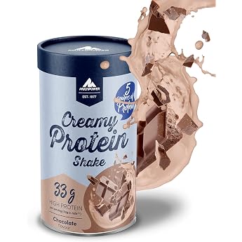 Multipower Creamy Protein Shake 420 g High-Quality Chocolate Protein Powder with Whey and Casein for Delicious Shakes for Muscle Building