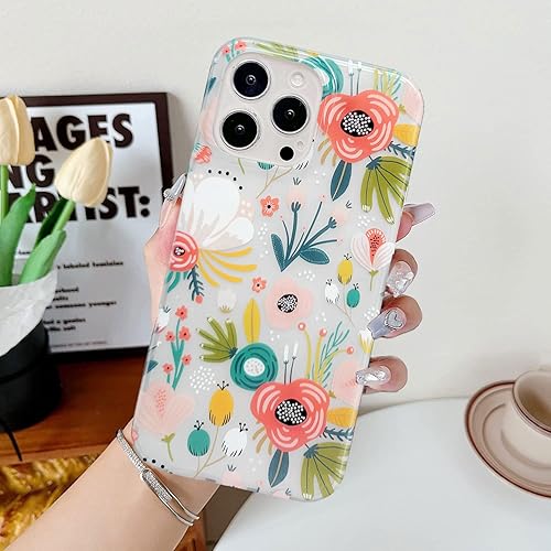 Miniatura 3 de J.west Funda compatible con iPhone 13 Pro Max de 6.7 pulgadas, con purpurina dorada y estampado de leopardo, diseño de guepardo, translúcido,