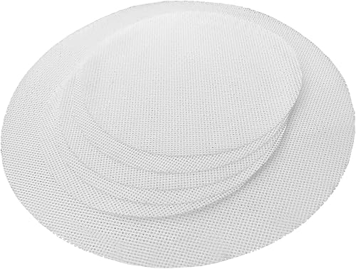 HYMAOME - 10 revestimientos de silicona antiadherentes de malla para vaporizar bollos de sopa, bollos de sopa, rollos, 2 tamaños,