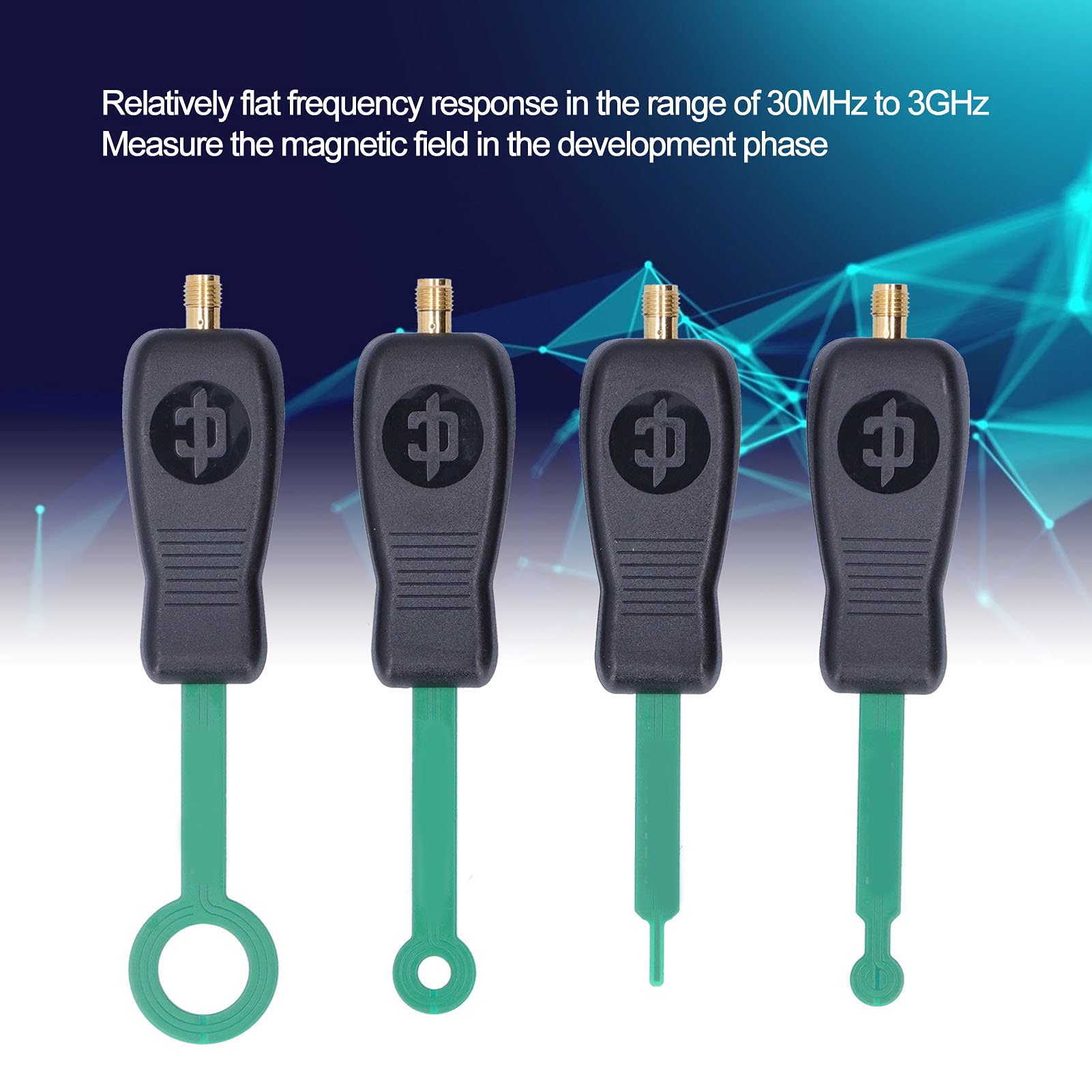 ANKROYU 4PCS Near Field Probe, Near Field EMI Probe, 30MHz 3GHz EMI Probe Electronic Component, Magnetic Field Test Probes for Identify Potential Sources