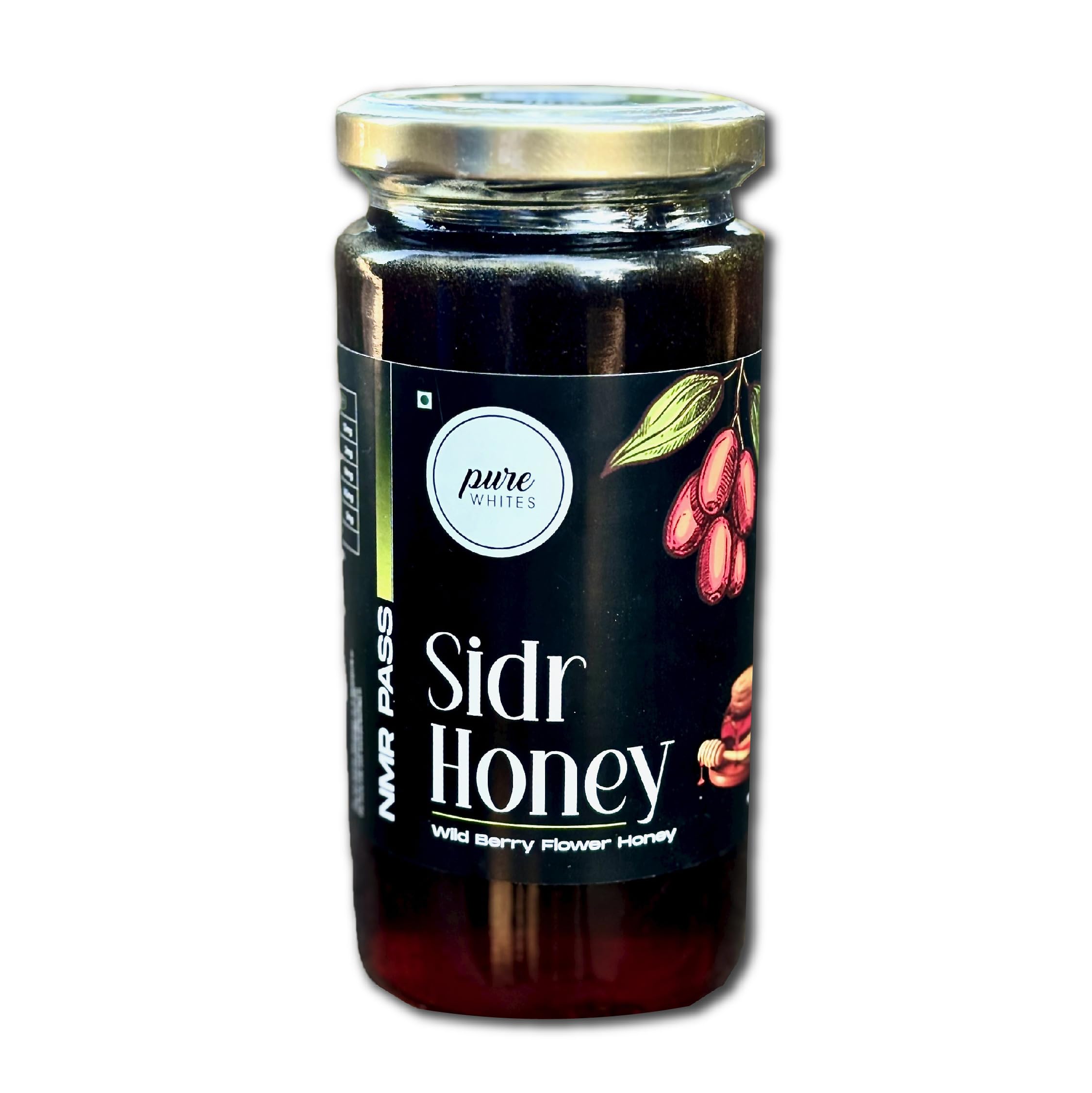Pure Whites Sidr Honey, 500 gm | Wildberry Flavoured Honey | Tested Pure & Natural | Un-processed Un-pasteurized Un-heated | Natural Ayurvedic Remedy for Weight Loss, Cough & Digestive Disorders (B0D1GKVFQF) Amazon Price History, Amazon Price Tracker