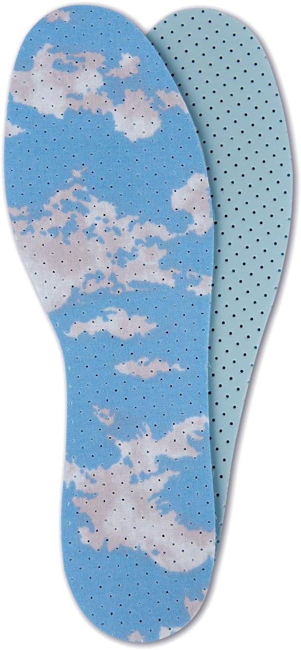 Binox Cloud Fresh Formula Insoles Combat Feet Smell | Scented Insole Inserts for Shoes and Boots | Odour Absorbing Insoles for Adults | Made in Germany by Tacco (44 EUR / 11 M US)