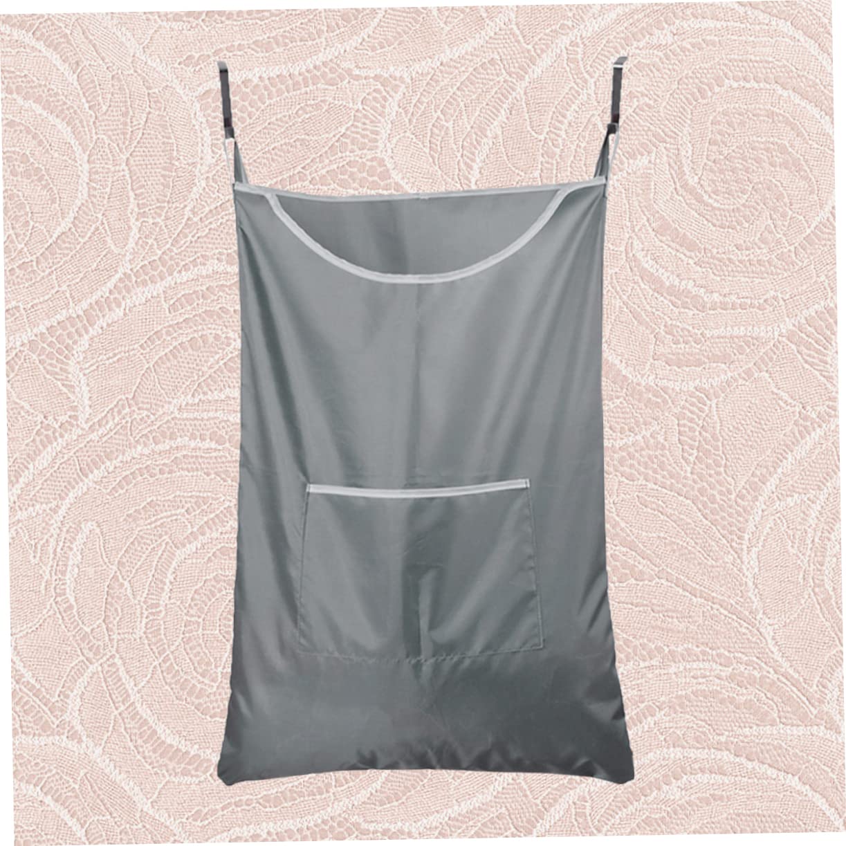 TOPBATHY 3pezzi Borsa Per Biancheria Sporca Grigio Pratica e Semplice Per Riporre Vestiti e Oggetti Per Casa e Lavanderia Maniglie Comode Per Facilitarne Trasporto