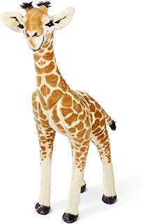 Melissa & Doug Lifelike Plush Standing Baby Giraffe Stuffed Animal – 3 Feet Tall