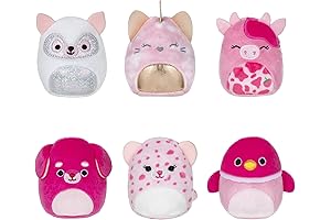 Squishville by Original Squishmallows Perfectly Pink Squad Plush