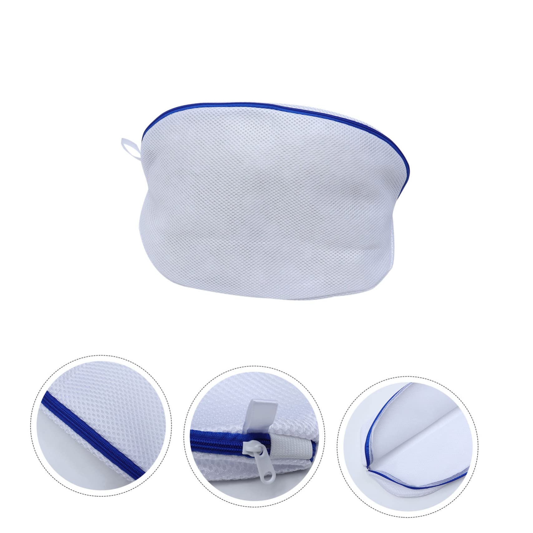Alipis 4piezas Bolsas De Lavado Para Zapatos Con Cremallera Bolsas De Malla Engrosadas Para Lavadora Protección Para Zapatillas y Ropa