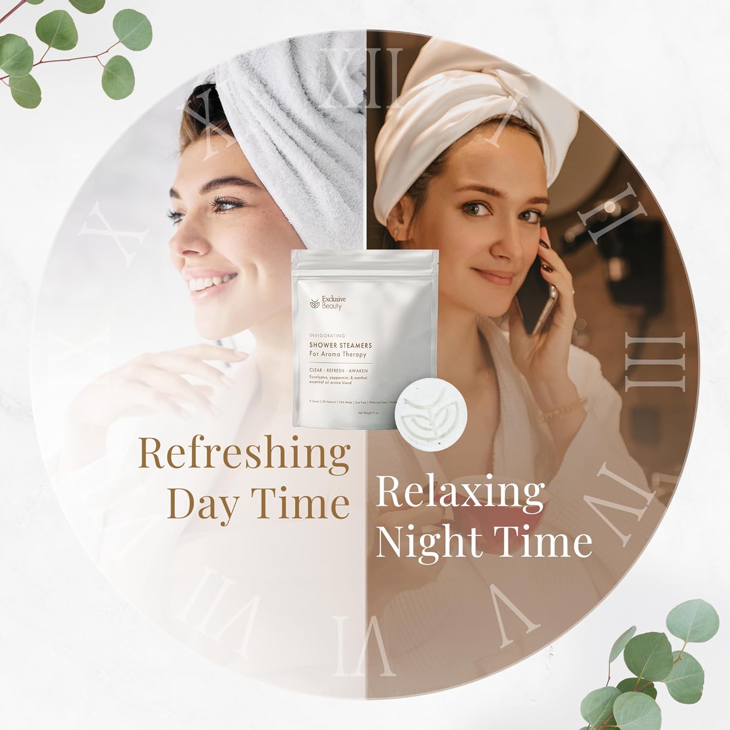 Shower Steamers Aromatherapy - Made in USA with Natural Ingredients & Eucalyptus Essential Oil 12-Count (2-Pack) - Image 7