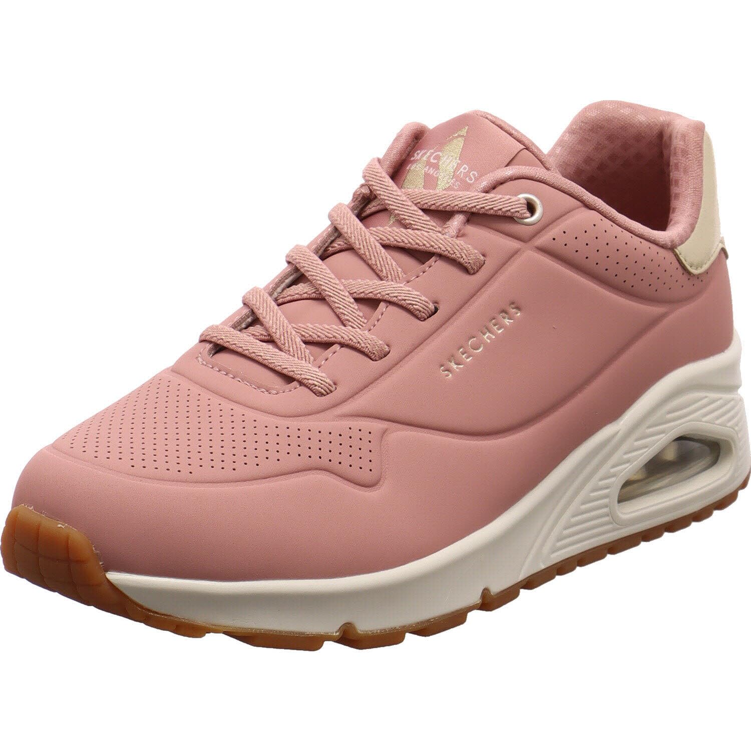 Skechers Femme Uno - Shimmer Away Basket, Fuchsia, 40 EU
