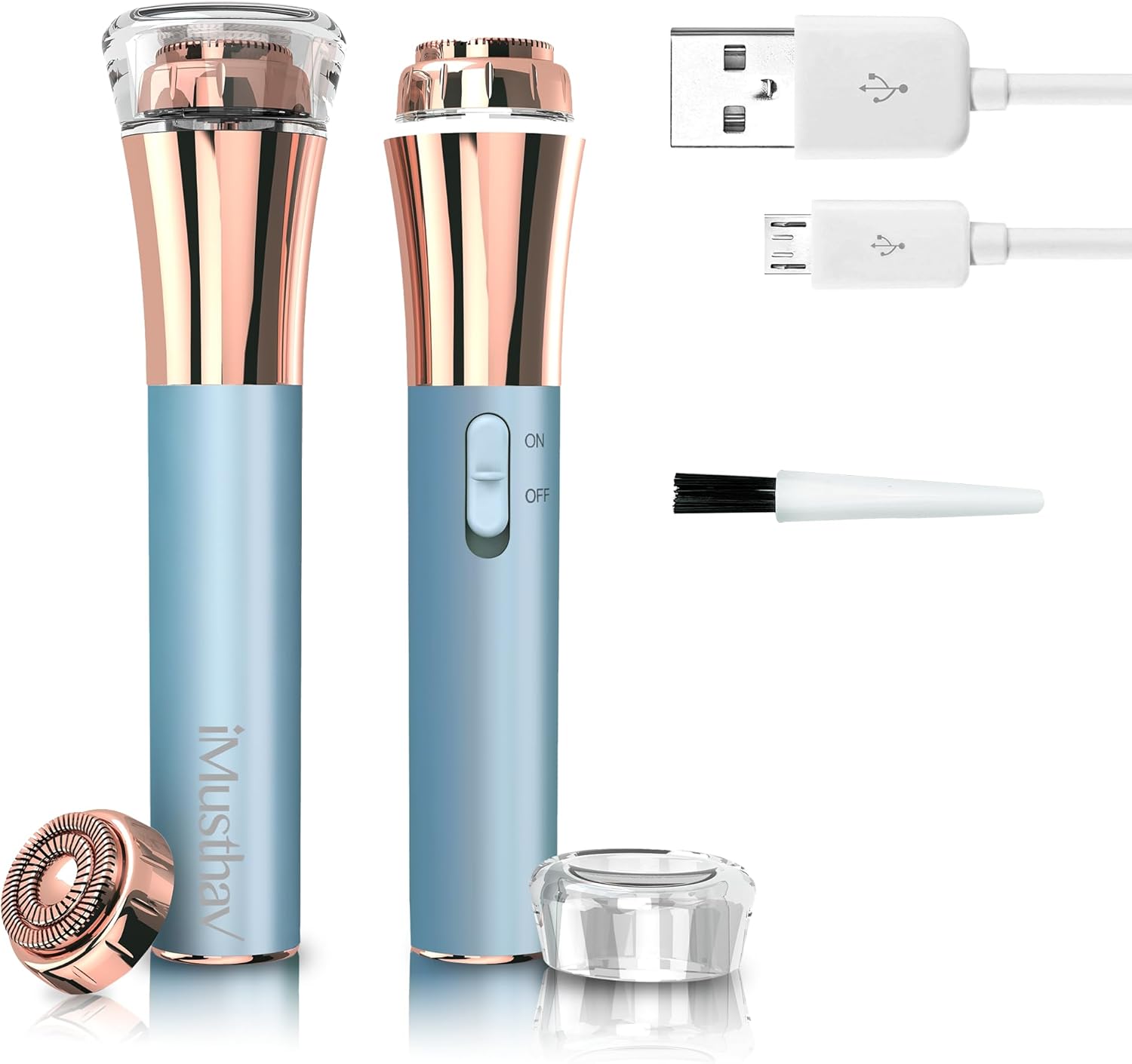 Flawless Facial Hair Remover for Women Painless Electric Razor Epilator Trimmer Shaver with 18K Gold-Plated, 16mm Dual Ring Floating Head, USB Rechargeable, 360° LED for Face Lip Hair Removal Flawless Facial Hair Remover for Women Painless Electric Razor Epilator Trimmer Shaver with 18K Gold-Plated, 16mm Dual Ring Floating Head, USB Rechargeable, 360° LED for Face Lip Hair Removal