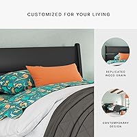 Vista 20 de Signature Design by Ashley Socalle - Cabecero completo, con listones abiertos, color beige natural