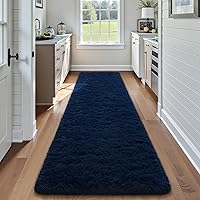 Vista 21 de HOMORE Alfombra de Dormitorio 3x5 Alfombras Negras para Sala de Estar, Alfombras de Área Esponjosas de Lujo para Entrada Interior, Alfombra