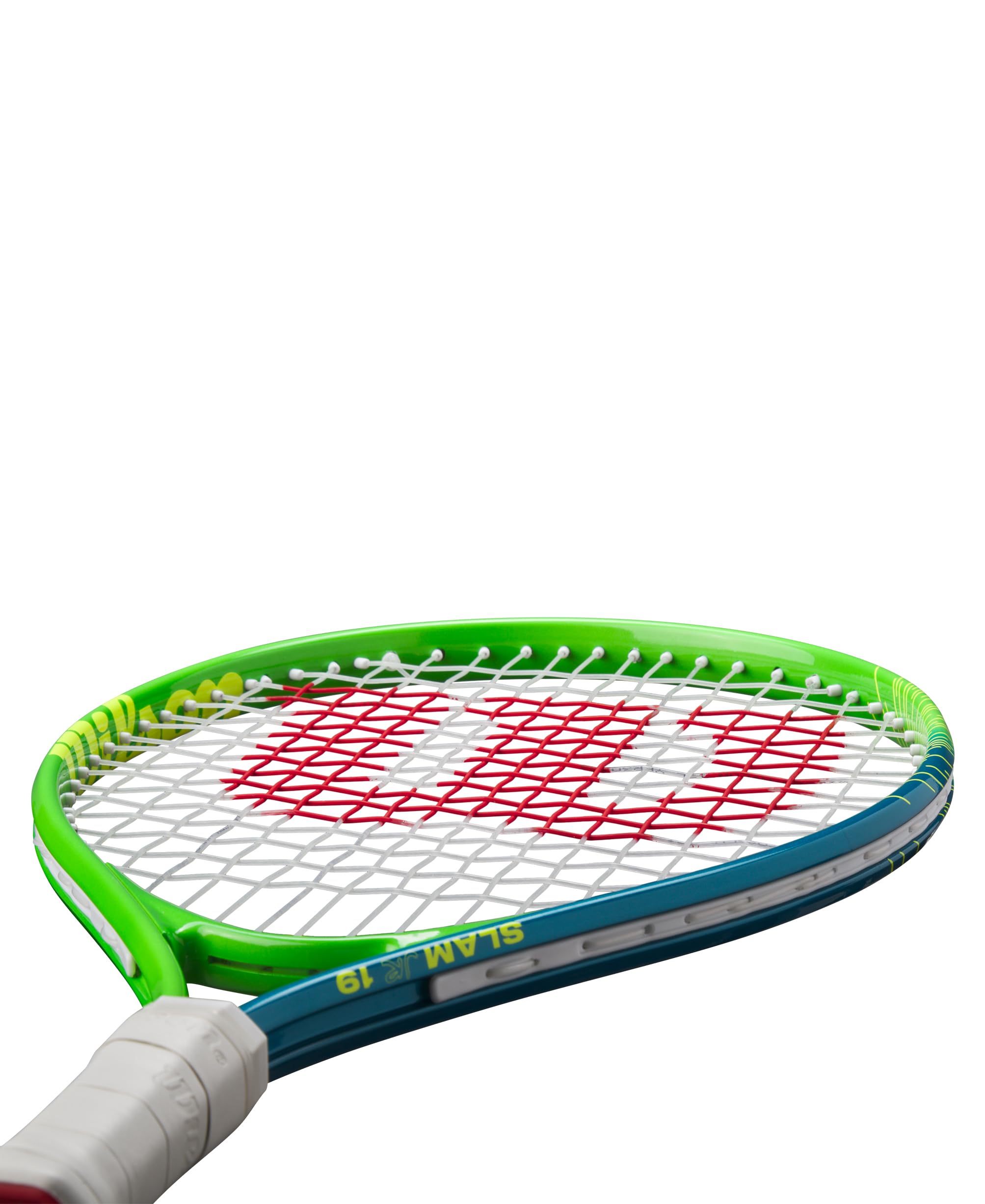 Wilson Slam Junior 19 Boys Tennis Racket Red/Yellow Strung 205g L