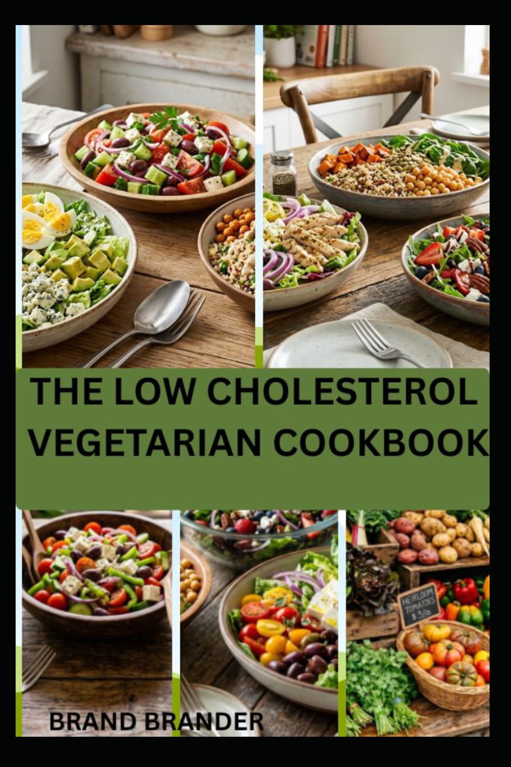 THE LOW CHOLESTEROL VEGETARIAN COOKBOOK: Nutritious Vegetarian Recipes to Support Healthy Cholesterol Levels