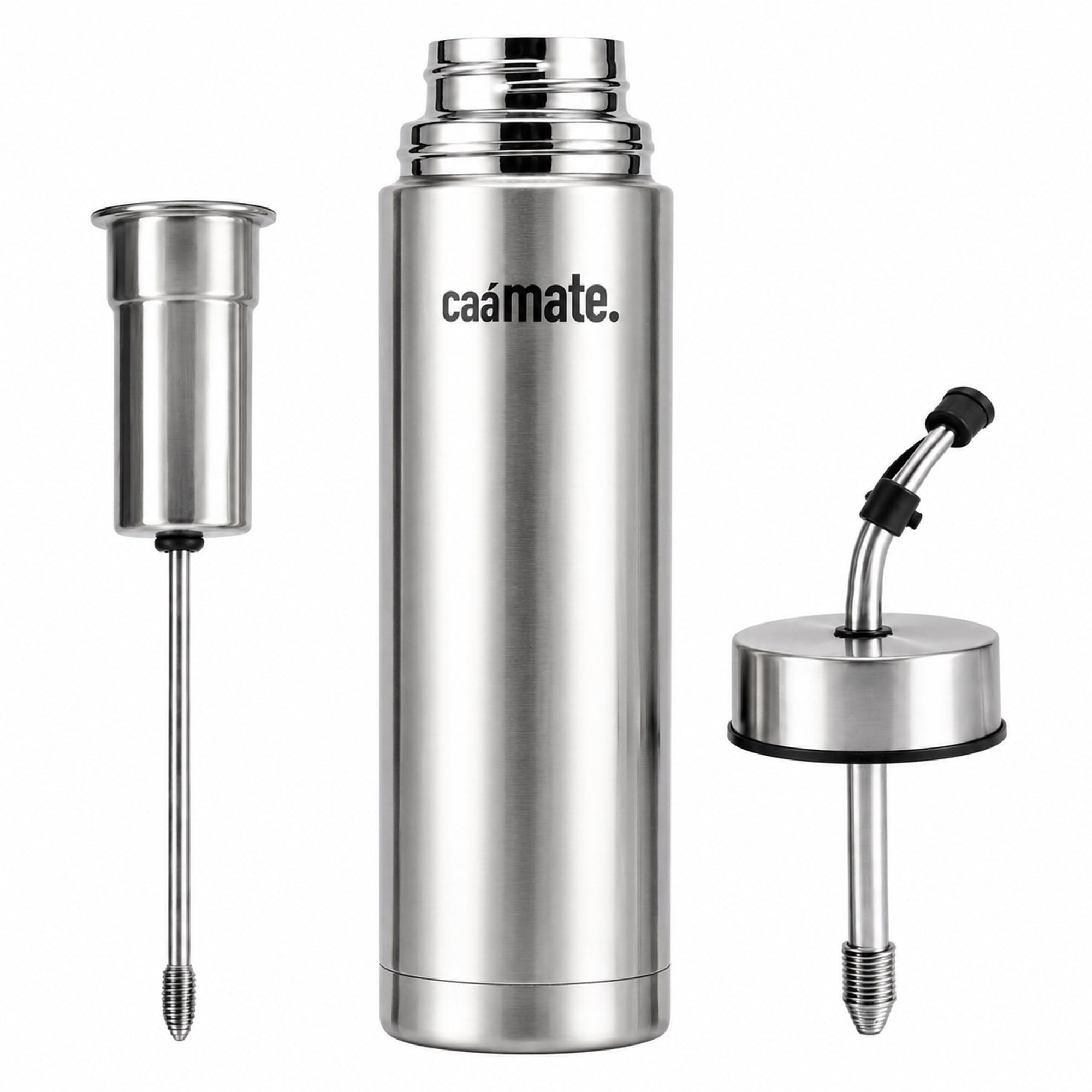 caámate. Automate 750 ml ze stali nierdzewnej. Kubek do mate, bombilla i termos w jednym. Oryginalny argentyński autocebante mate listo do herbaty mate. Bez BPA