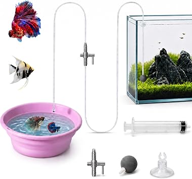 Drip Acclimation Kit for Shrimp and Fish, Slow Drip Aquarium