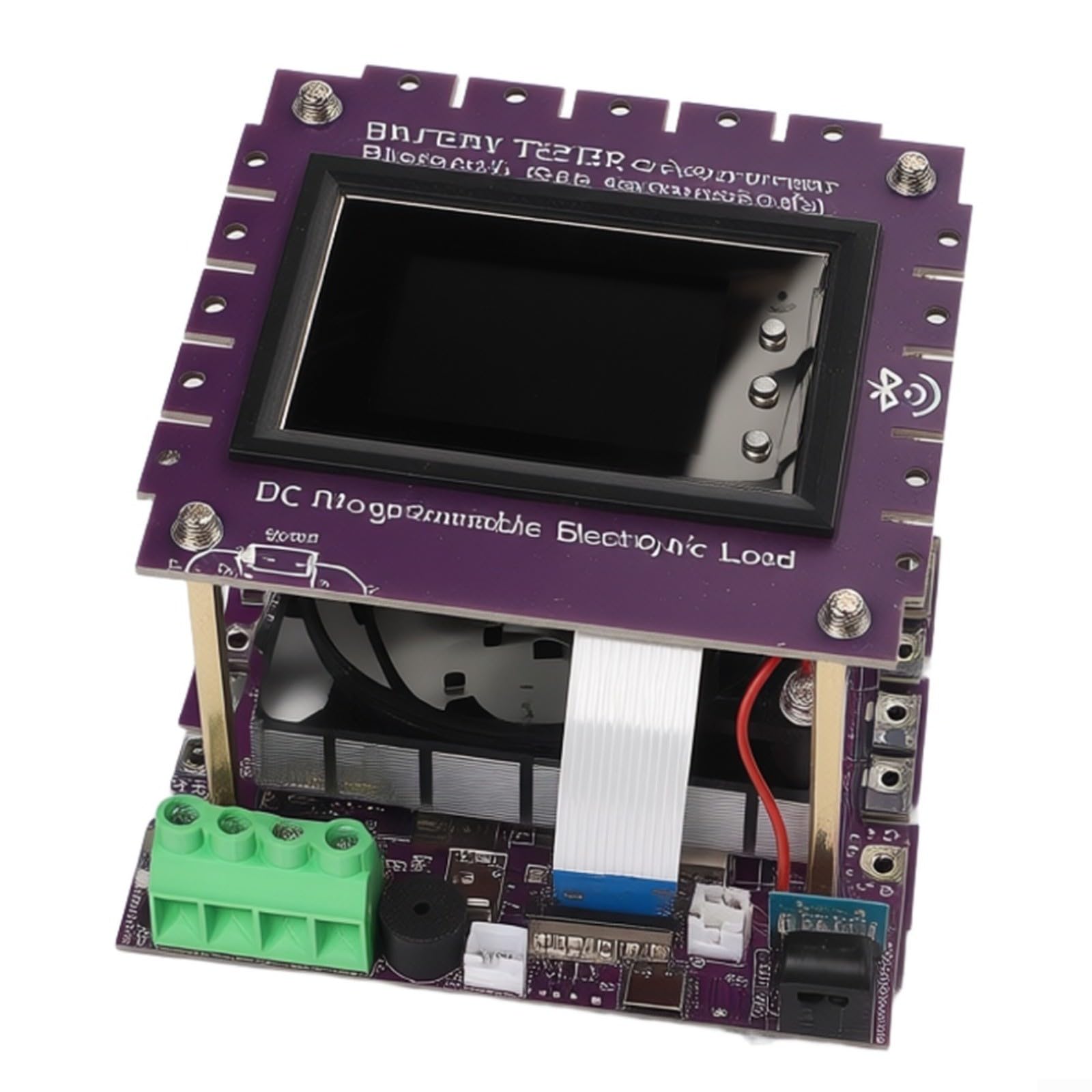 DL24MP-150 - Tester di carico elettronico 150 W DC 1-200 V 30 A USB con WiFi per app Tuya, display a colori da 2,4 pollici per capacità di resistenza interna, test del cavo, corrente costante