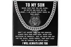To My Amazing Son Necklace: A Cherished Symbol of Parental Love