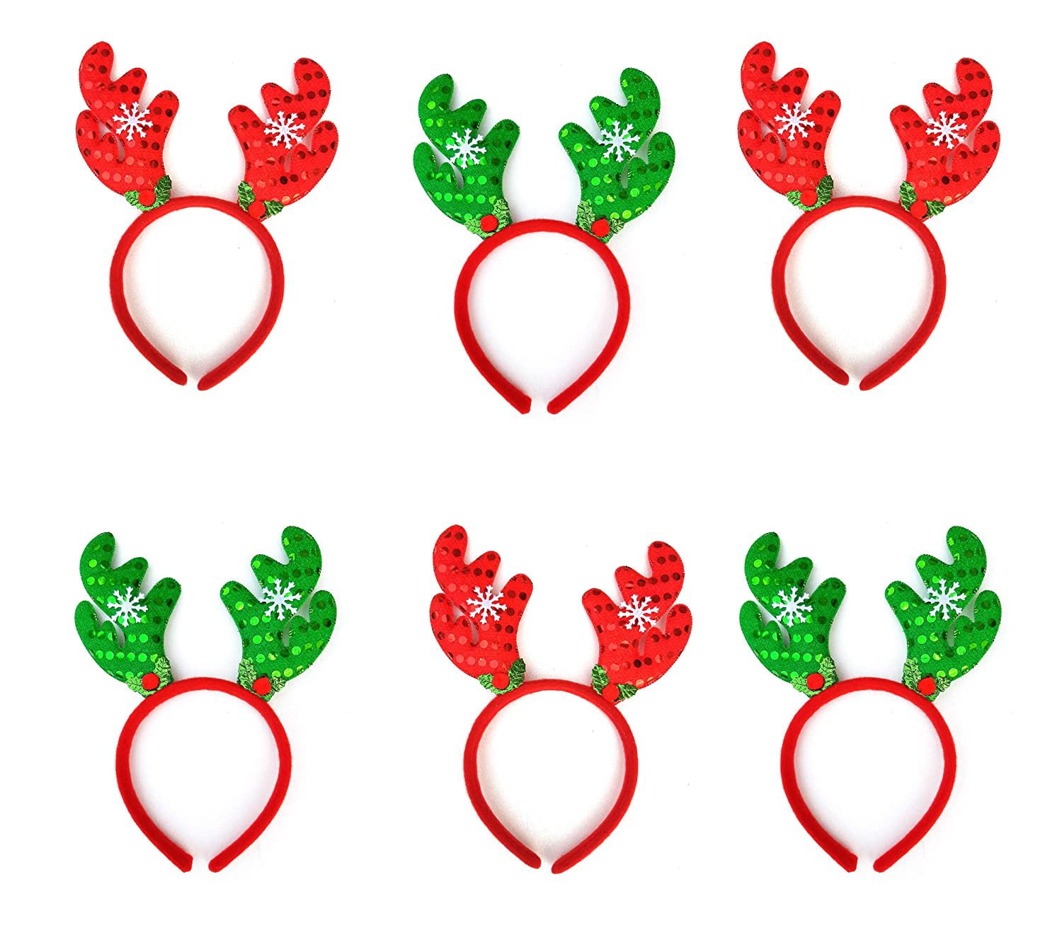 INFISPACE® Unisex Christmas Reindeer Antlers Headband Deer Horn Hairband (6) (B09MNRL2HK) Amazon Price History, Amazon Price Tracker