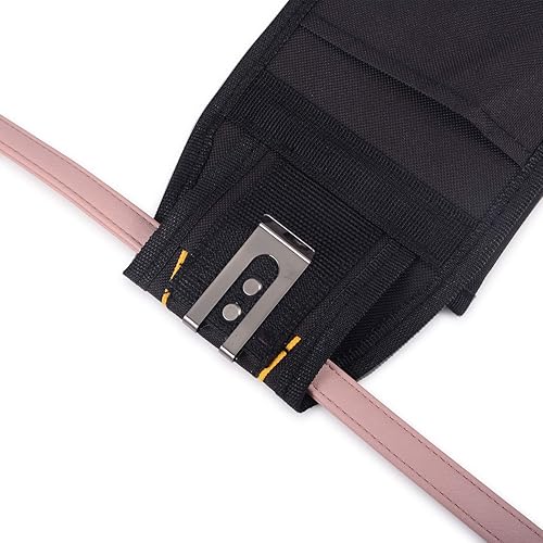 Miniatura 4 de WINJUN - Bolsa de herramientas para ventana, organizador de herramientas de vinilo, Oxford negro, impermeable, para herramientas, con múltiples