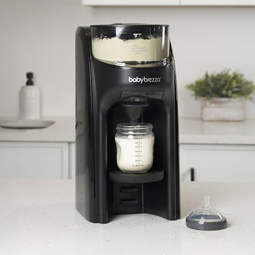 Baby Brezza Formula Pro Advanced Noir All Black - Préparateur de Biberons instantané et automatique, dose et mélange l'eau chaude et la poudre de Lait par simple pression d'un bouton - 8