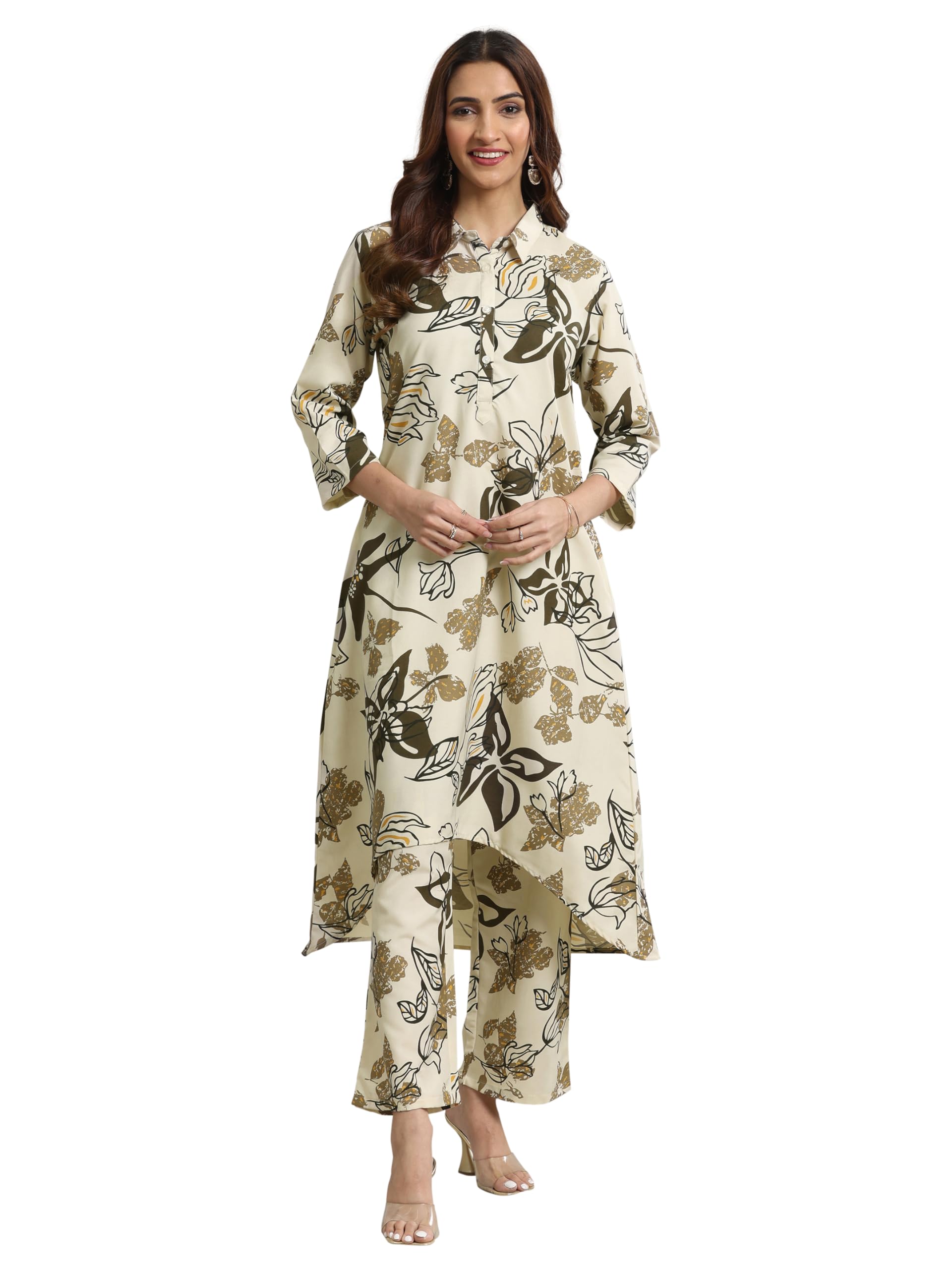 Womens Printed Rayon Co-ord Set for Women-image-37