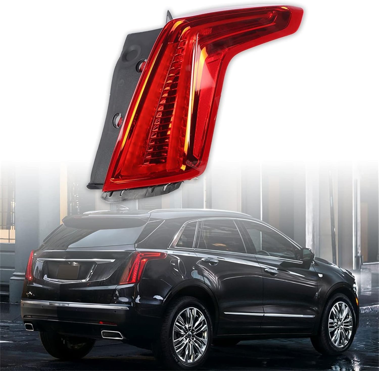 WFLNHB Right Side Tail Light Assembly Replacement for 2017-2021 XT5 Passenger Side Rear Brake Lamp GM2805125