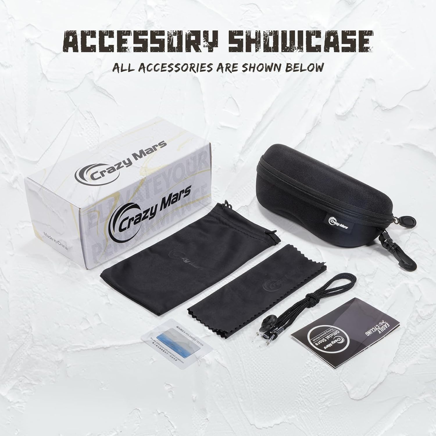 Polarized Sport Safety Sunglasses UV400 Protection & Lightweight Glasses for Men Women, Adjust for Cycling Running - Image 6