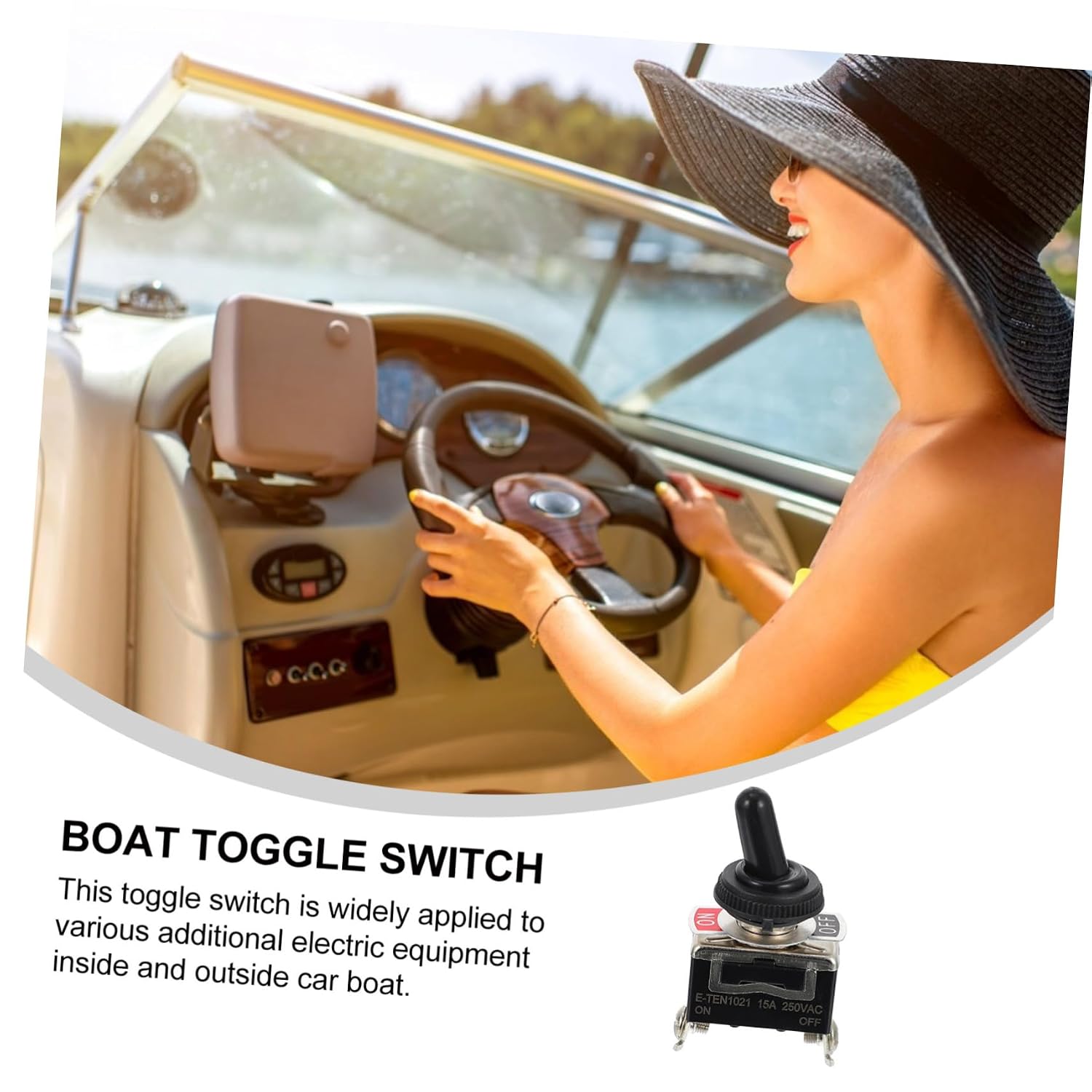 5sets Boat Accessories Heavy Duty Toggle Switch Caps Car Rocker Switch Covers for
