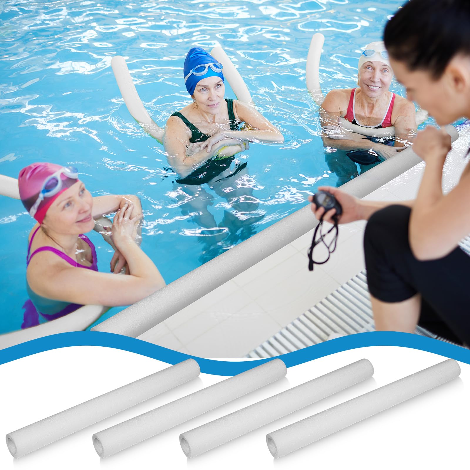 Rouge - Nouilles De Natation Creuses, Flotteur D'eau Flexible, Aide Au Woggle Pour Enfants Adultes 2494311096 L