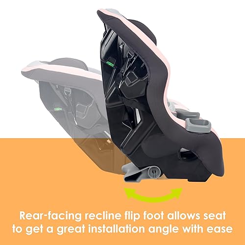 Miniatura 7 de Baby Trend Trooper Slim - Asiento convertible 3 en 1, color rosa cuarzo