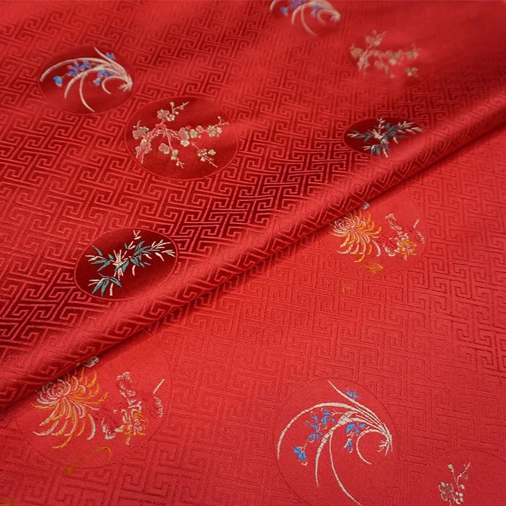Material de Costura DIY de 5 Metros, Tela Jacquard para Cortina, Mantel, sofá, cojín, tapicería, Patchwork