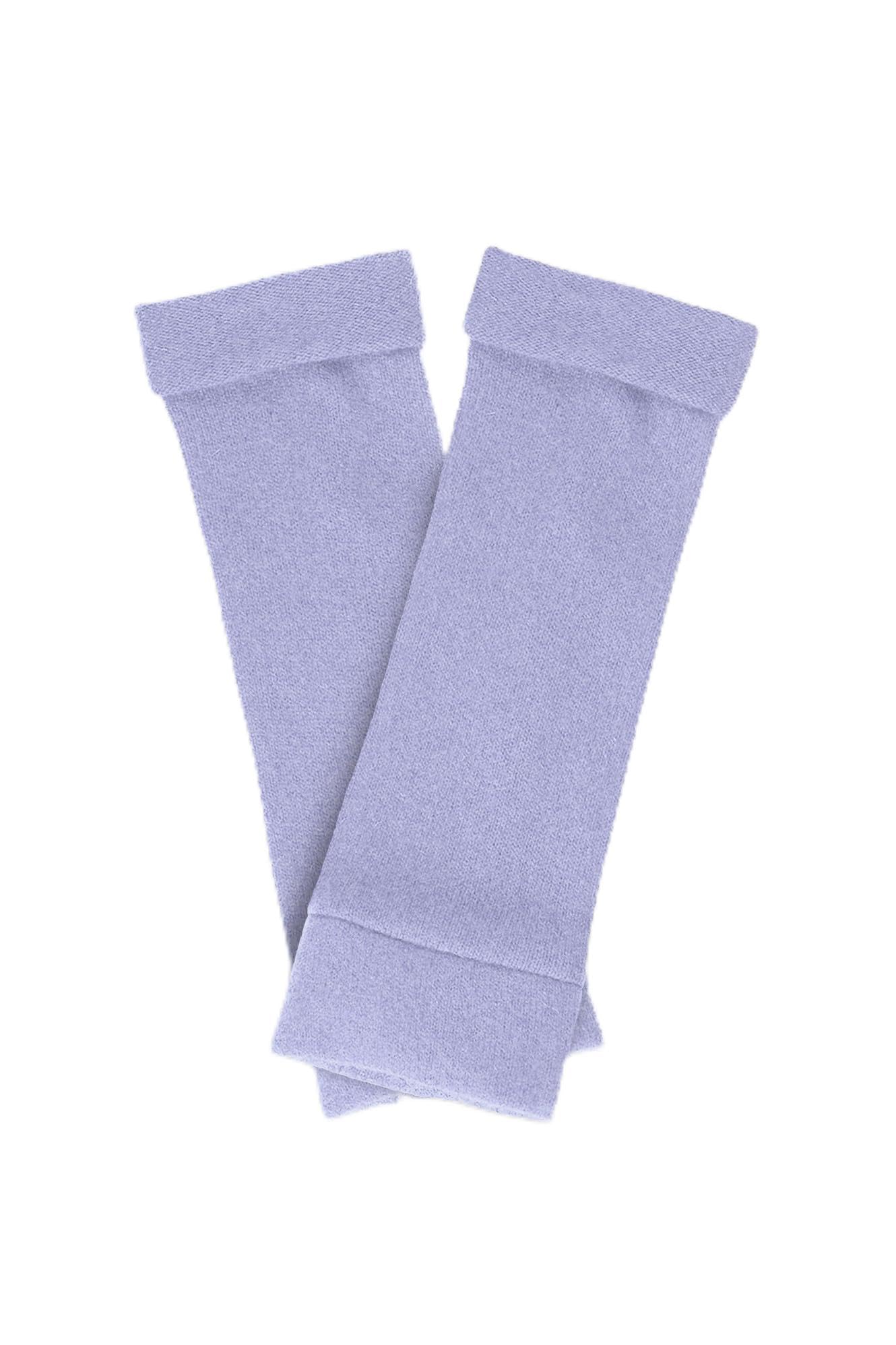 Turtle Doves 100% Recycled Cashmere Fingerless Gloves Wisteria