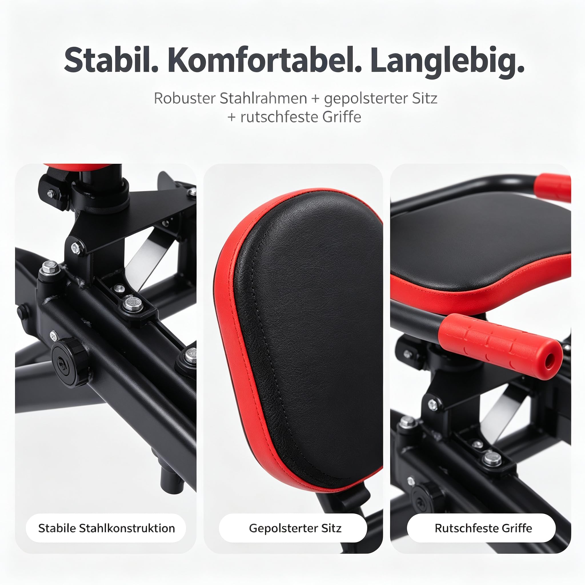Hüftabduktor Maschine 2-in-1 verstellbar 6 Widerstände für Zuhause
