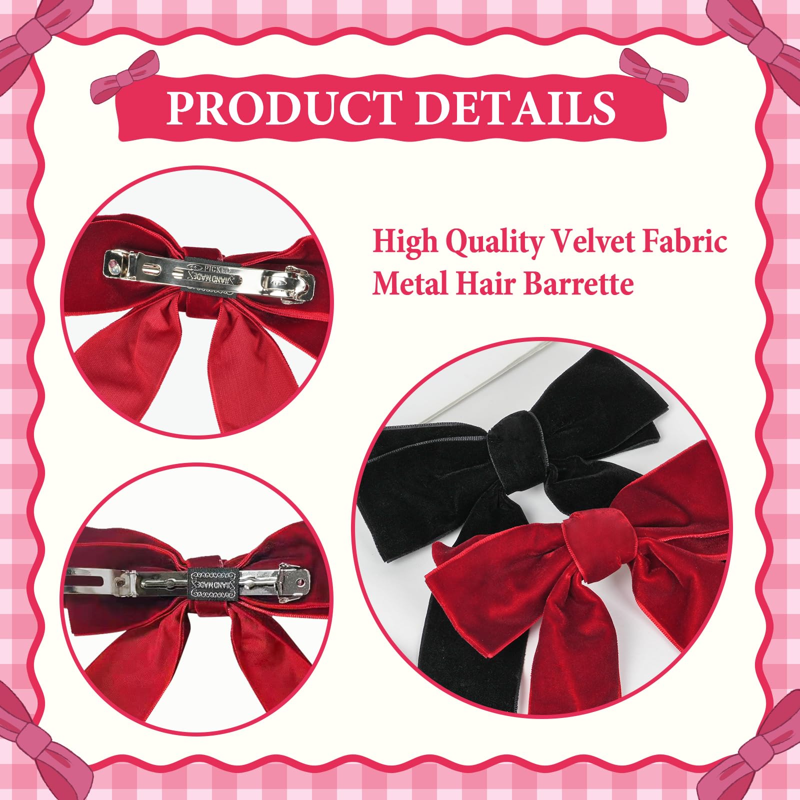 ACWOO Bow Hair Clips - Image 3