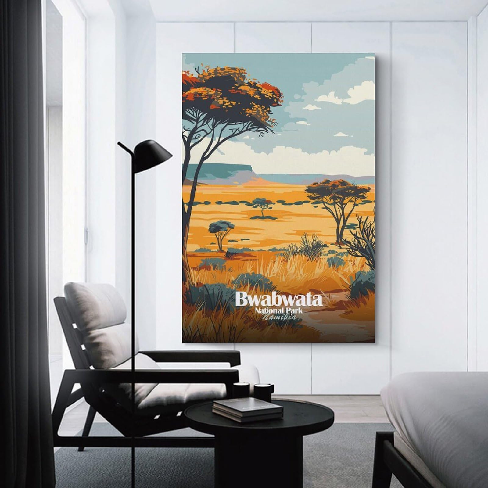 Junmoney Bwabwata National Park, Namibia Wall Picture Print 12x18inch(30x45cm), for Home Walls, Creative Rooms Or Shared Spaces, Stylish Home Artwork for Focal Walls