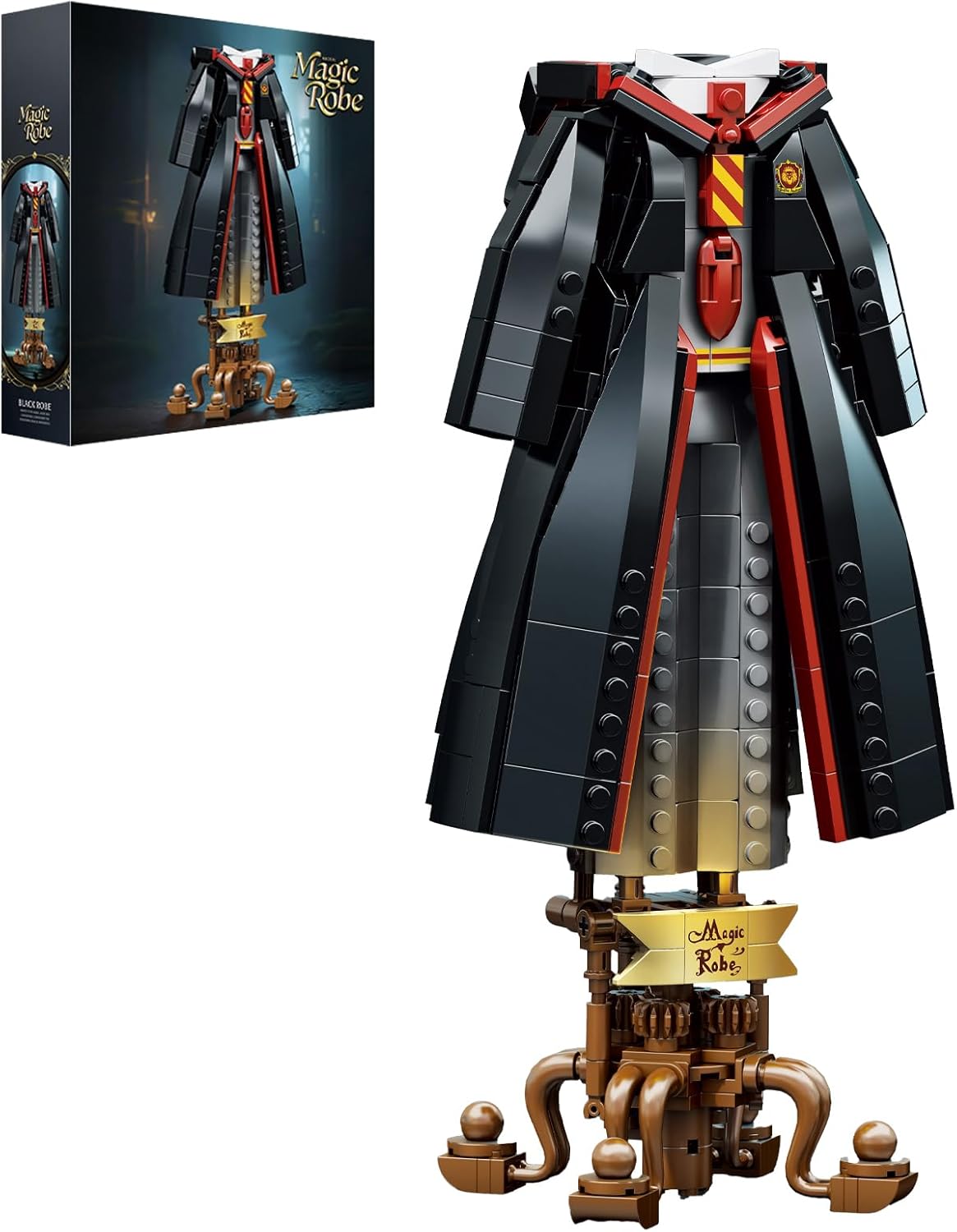 Magic Robe Building Block Set 661 Pcs Magical Wizard Academy Cloak Model Kit for Adults & Teens