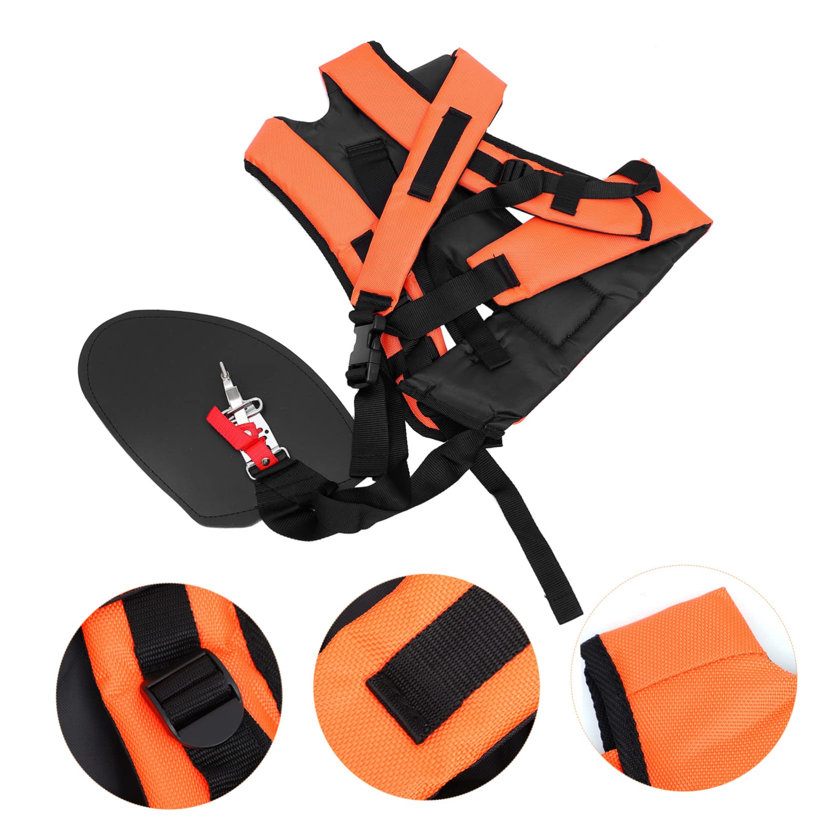 BESPORTBLE 2pezzi Trimmer Padded Belt Professionale per Decespugliatori Imbracatura Ergonomica per Riduzione Stress e Maggiore Comfort Accessori per Giardinaggio