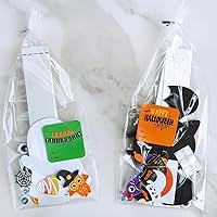 Vista 5 de Winlyn 24 juegos de diademas de Halloween, kits de manualidades, juegos de corona, caramelos Jack-o'-Lantern, fantasma, monstruo, murciélago