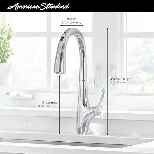 Miniatura 4 de American Standard 4901380.002 Avery Selectronic - Grifo de cocina extraíble manos libres, cromado