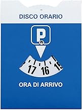 pubblimania Disco ORARIO Maxi con bustina Trasparente Protettiva in PVC Cm 11x14 (1 Disco Orario)
