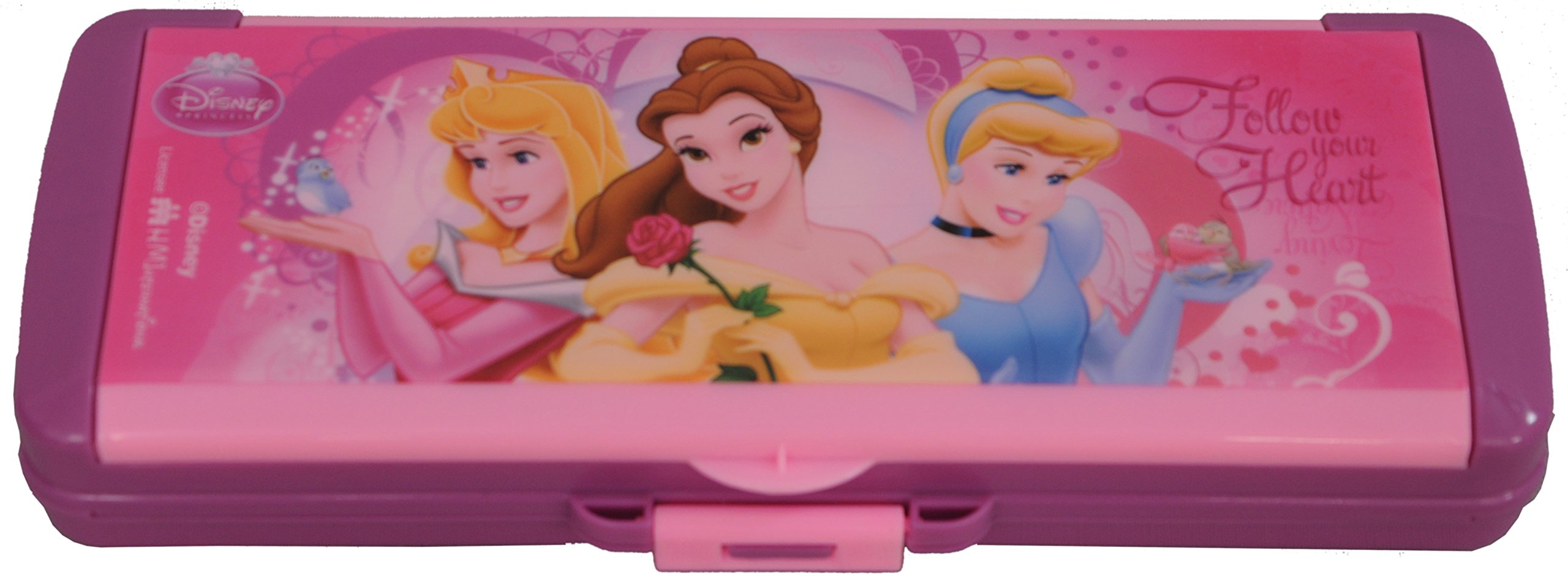 HMI Disney Mickey Mouse Minnie Mouse Priencess Cars Cinderella & Marvel Spiderman Avengers Plastic Pencil box,Pencil Case Multicolour (Priencess)