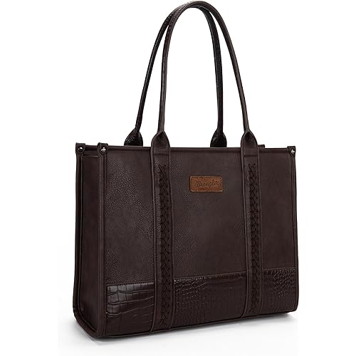Montana West × Wrangler Tote Bag for Women Western Cow Print Purse Designer Top Handle Handbags