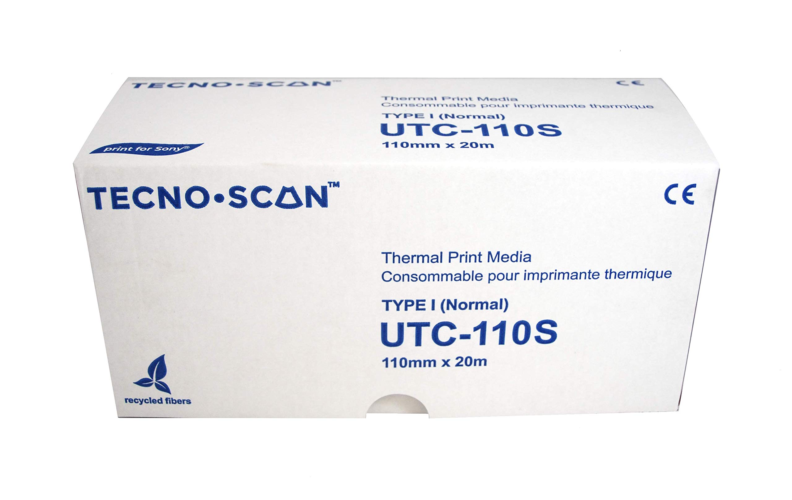 Tecnocarta UPP-110S Compatibile Rotoli standard per stampanti ecografiche Sony (10 pezzi) Tecnoscan