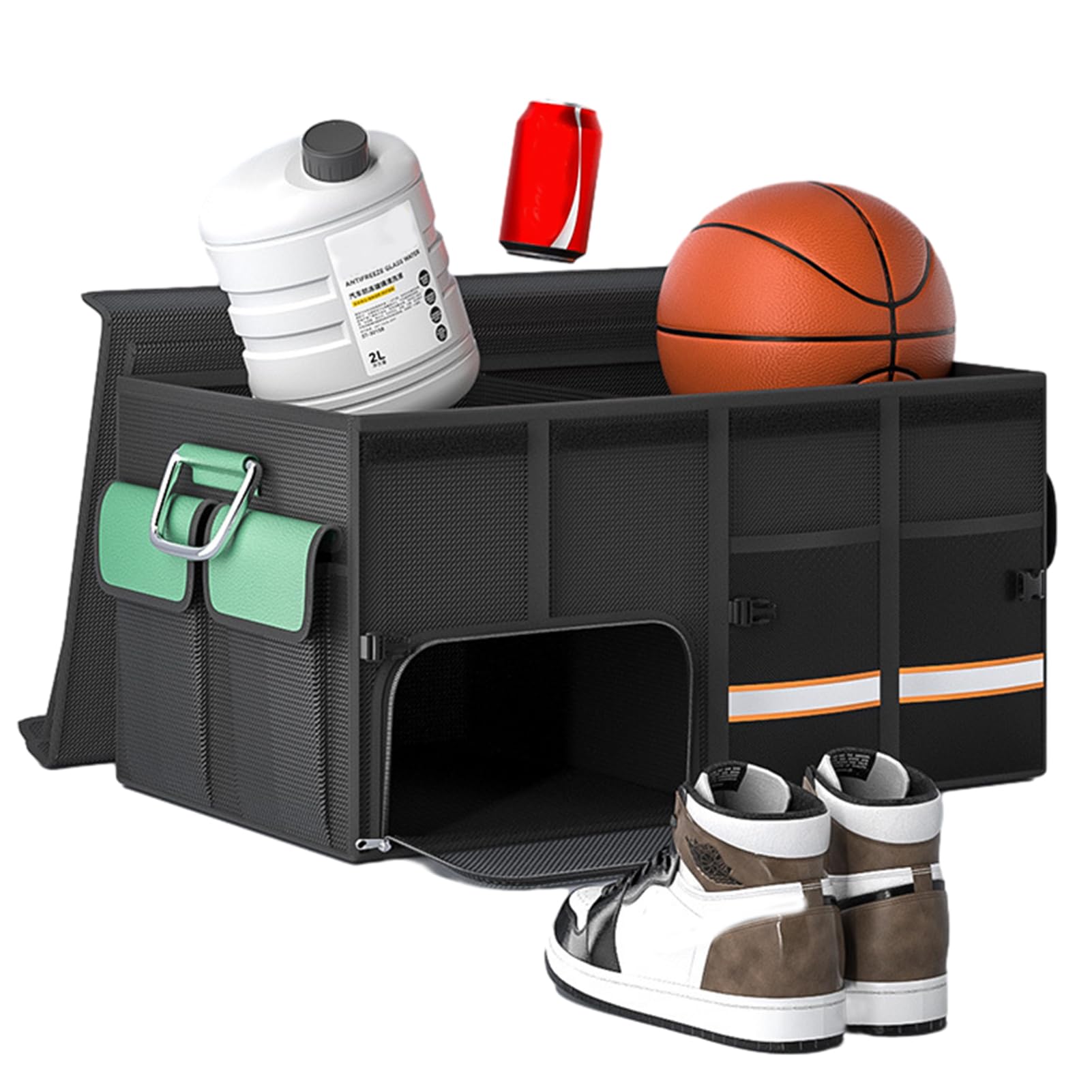 Organisateur de Rangement de Coffre de Voiture Pliable Accessoire Antidérapant