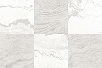 FloorPops x Chris Loves Julia Bonneville Beige Peel & Stick Marble Checkerboard Floor Tiles 12x12in, 10-Pack FP5061