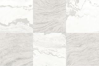 FloorPops x Chris Loves Julia Bonneville Beige 12x12 Peel & Stick Vinyl Floor Tiles - Easy DIY Kitchen Bathroom Flooring