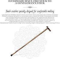 Vista 5 de GUYUE Men's and Women's Handcrafted Wooden Canes, Ergonomic Design, Natural Solid Wood Luxury Walking Sticks, Gentleman Canes, Ideal Gift