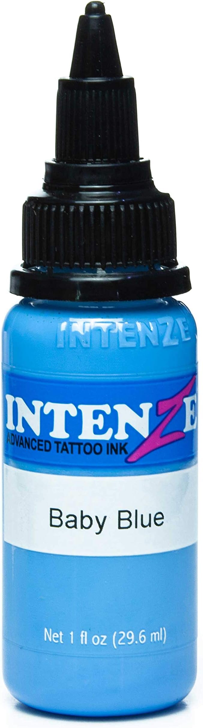 INTENZE Color Blue 30ml – Baby Blue -The Origin.:Colorful & Absolutely Sterile - Tattoo ink vegan Tattoo ink for vibrant permanent tattoo, Stick&Poke tattoo ink with perfect consistency