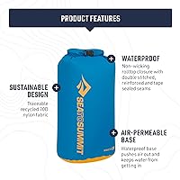 Vista 5 de Sea to Summit eVac, saco de compresión impermeable con tapa enrollable Beluga Gris