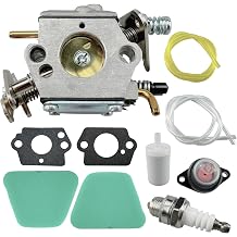 Carburetor Carb Kit Replacement Fit for Craftsman 16 inch Chainsaws for 18 Inch 40CC 36CC Parts 358.350460 358.350370 Repair Kit